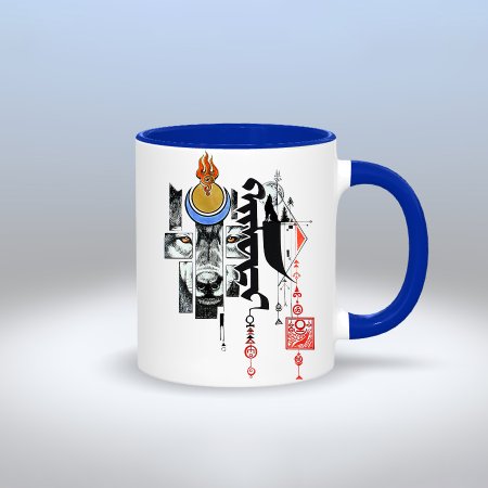 Кружка «Волк и соёмбо»