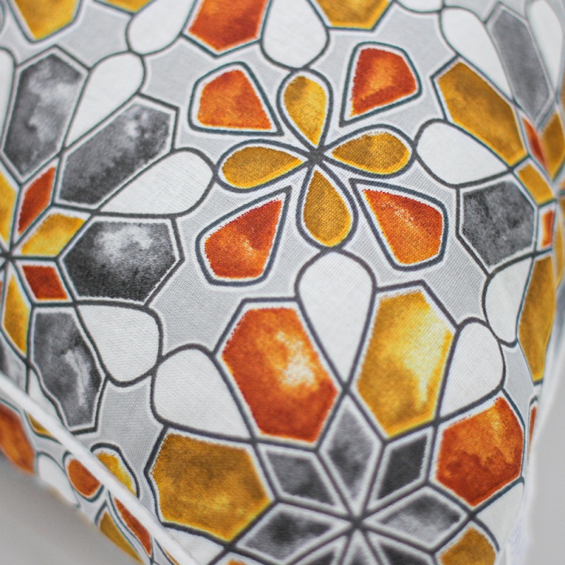 Подушка холлофайбер бязь с кантом Наран 58х58 см