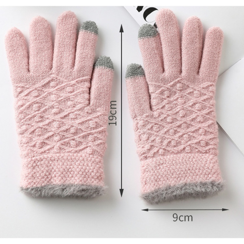 Перчатки подростковые серо-голубые