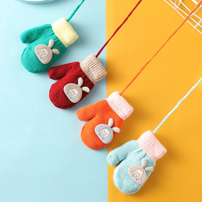 Варежки детские Happy Baby/Cat оранжевые