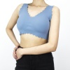 Бесшовный топ (голубой)