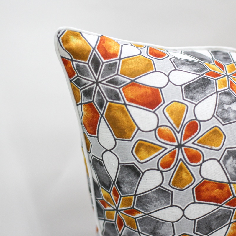 Подушка холлофайбер бязь с кантом Наран 58х58 см