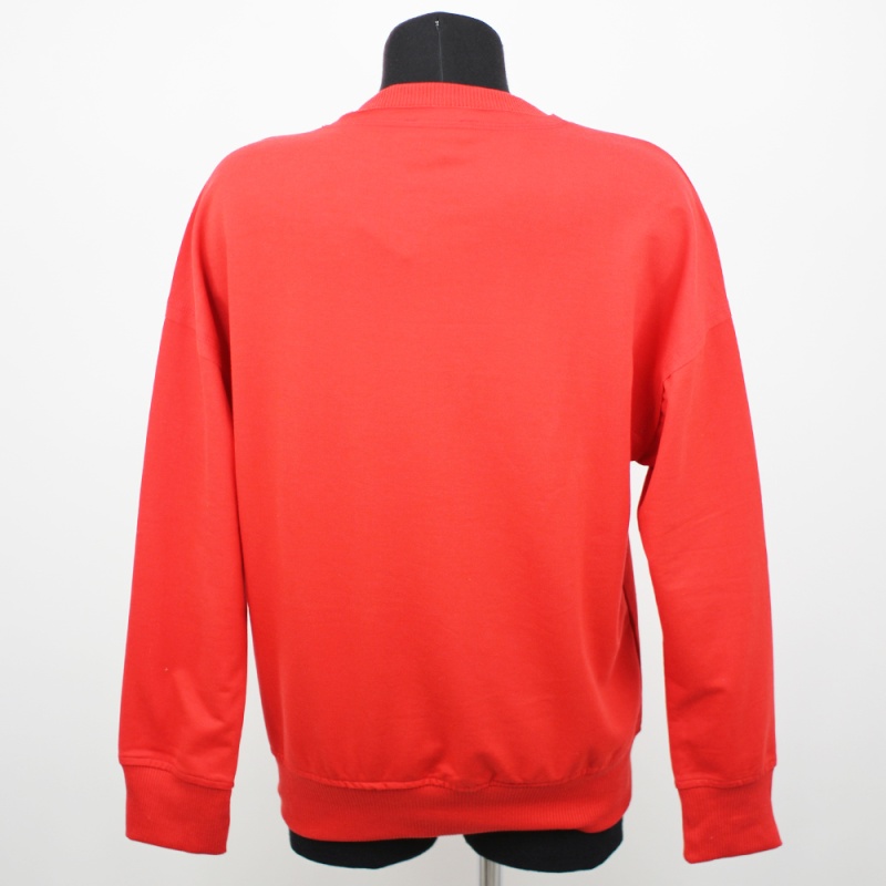 Свитшот с вышивкой (красный)